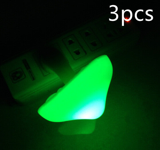 LED Night Light Mushroom Wall Socket Lamp EU US Plug Warm White Light-control Sensor Bedroom Light Home Decoration LED Night Light Mushroom Wall Socket Lamp EU US Plug Warm White Light-control Sensor Bedroom Light Home Decoration